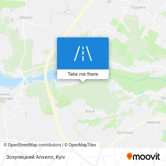 Карта Зозуляцкий Апхилл