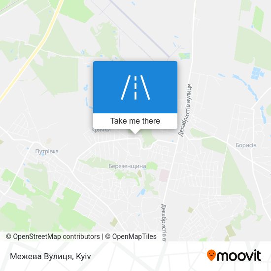 Межева Вулиця map