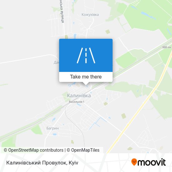 Калинівський Провулок map