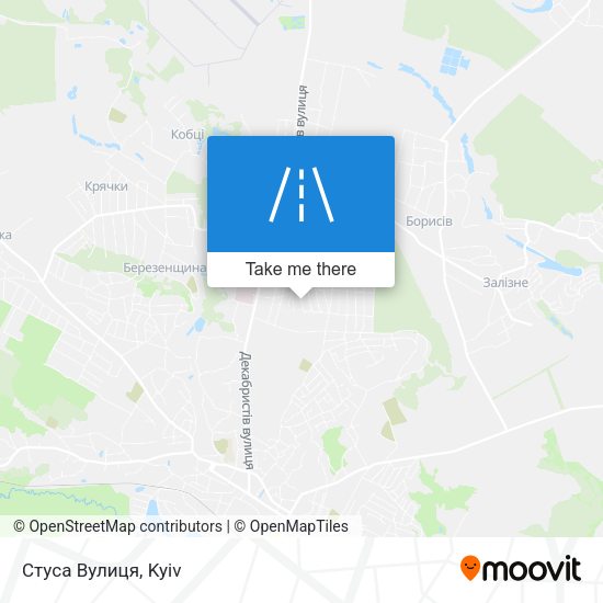 Стуса Вулиця map