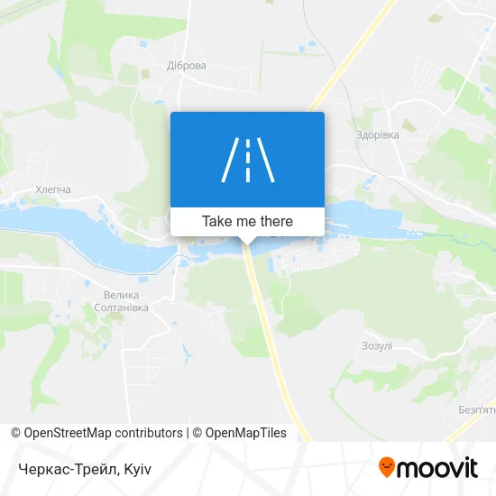 Карта Черкас-Трейл