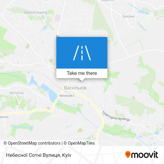 Небесної Сотні Вулиця map