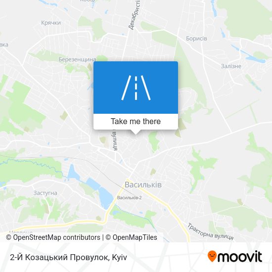 Карта 2-Й Козацький Провулок