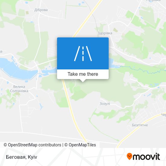 Карта Беговая