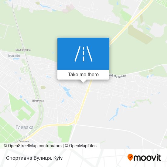 Спортивна Вулиця map