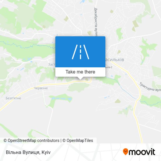 Вільна Вулиця map