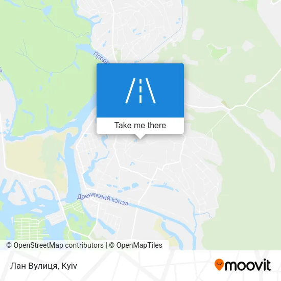 Карта Лан Вулиця
