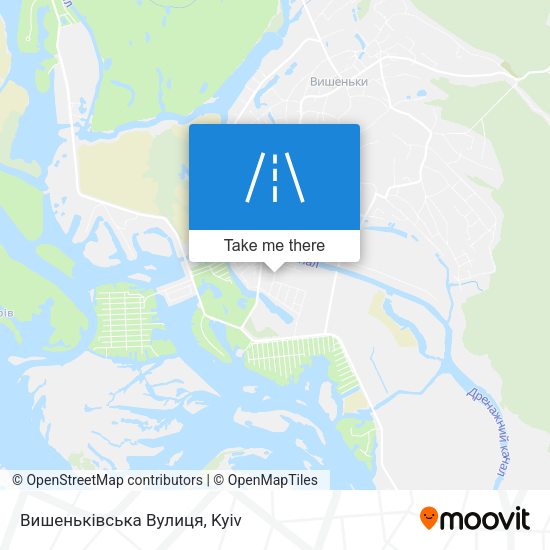Вишеньківська Вулиця map