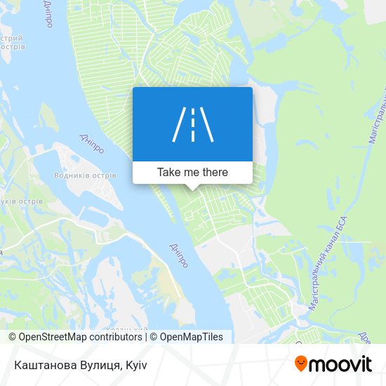 Каштанова Вулиця map