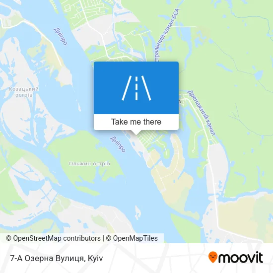 Карта 7-А Озерна Вулиця