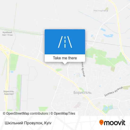 Карта Шкільний Провулок