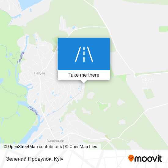 Зелений Провулок map
