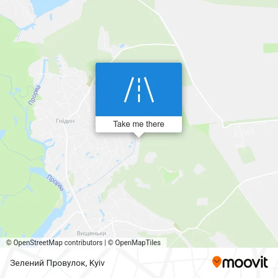 Карта Зелений Провулок