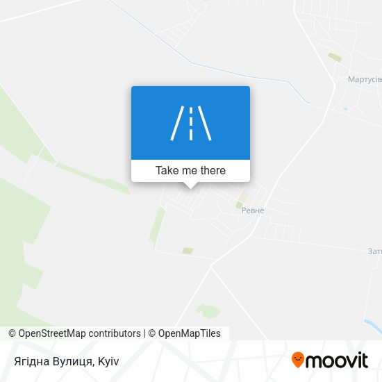 Ягідна Вулиця map