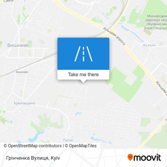 Грінченка Вулиця map