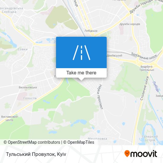 Тульський Провулок map