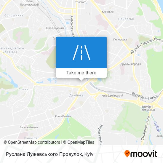 Карта Руслана Лужевського Провулок