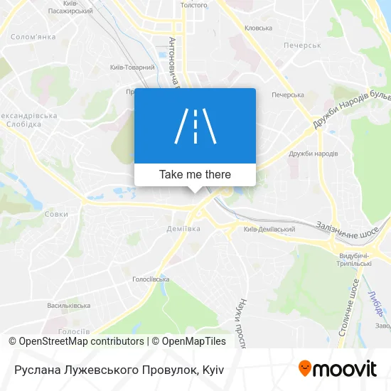 Карта Руслана Лужевського Провулок