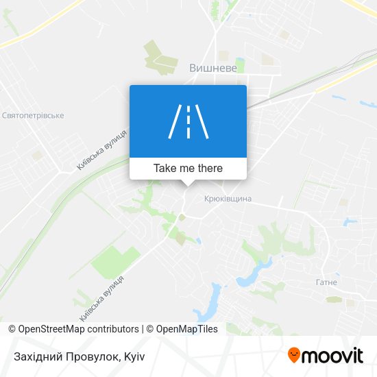 Західний Провулок map