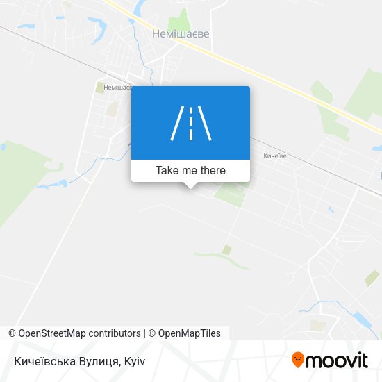 Кичеївська Вулиця map