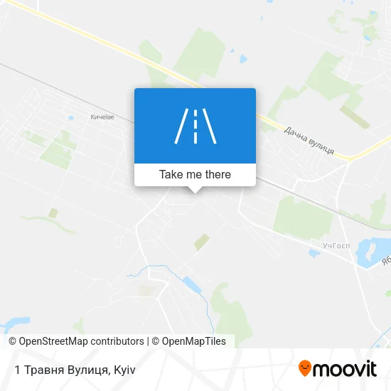Карта 1 Травня Вулиця
