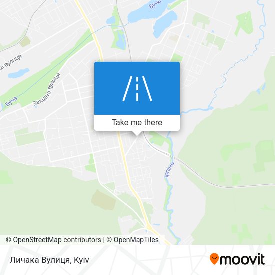 Личака Вулиця map