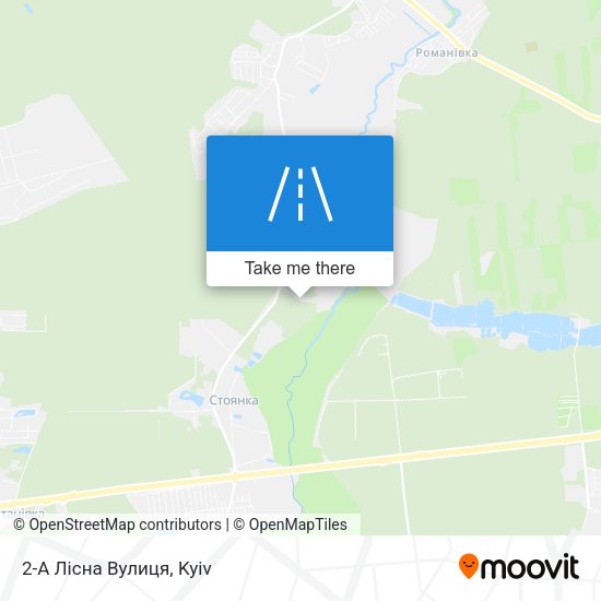 Карта 2-А Лісна Вулиця