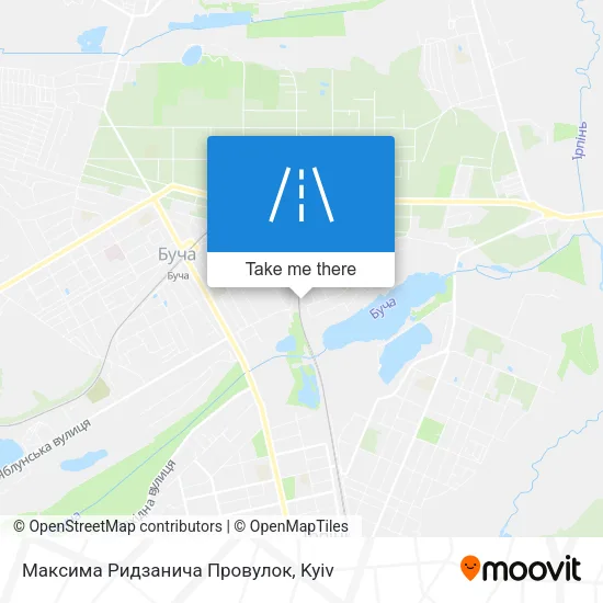 Карта Максима Ридзанича Провулок