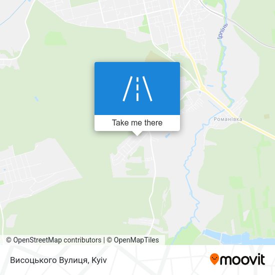 Висоцького Вулиця map