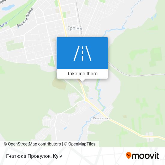 Гнатюка Провулок map