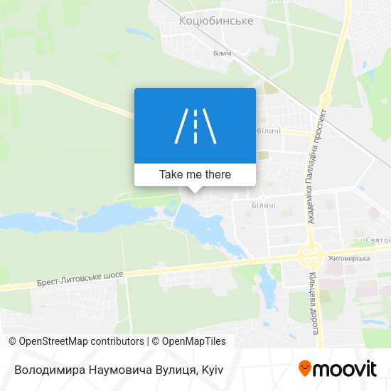 Володимира Наумовича Вулиця map