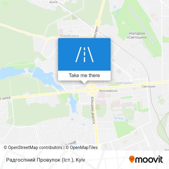 Радгоспний Провулок (Іст.) map