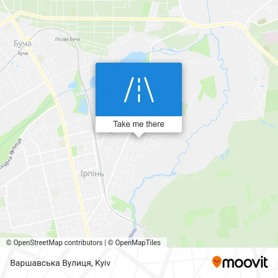 Карта Варшавська Вулиця