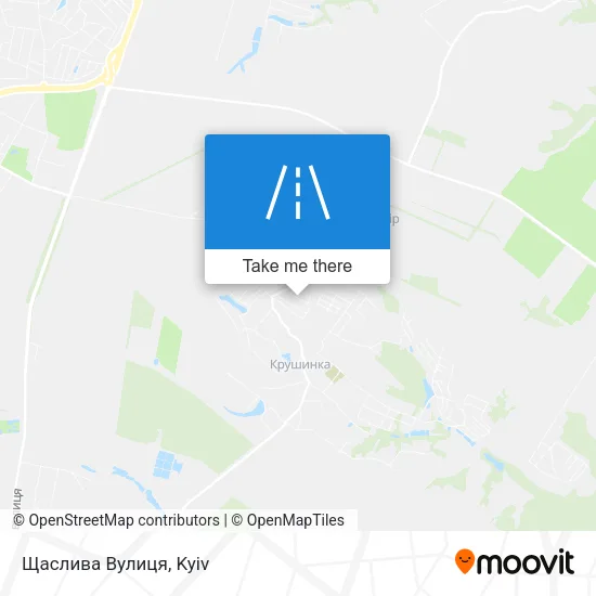 Карта Щаслива Вулиця