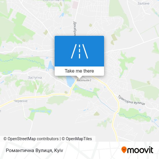 Романтична Вулиця map
