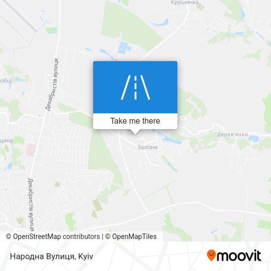 Народна Вулиця map