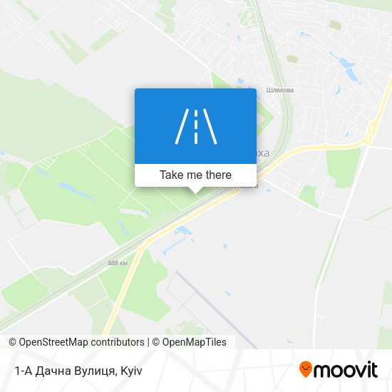 Карта 1-А Дачна Вулиця