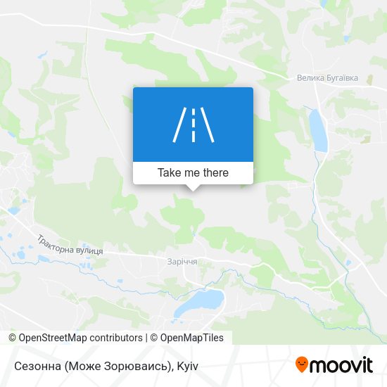Сезонна (Може Зорюваись) map