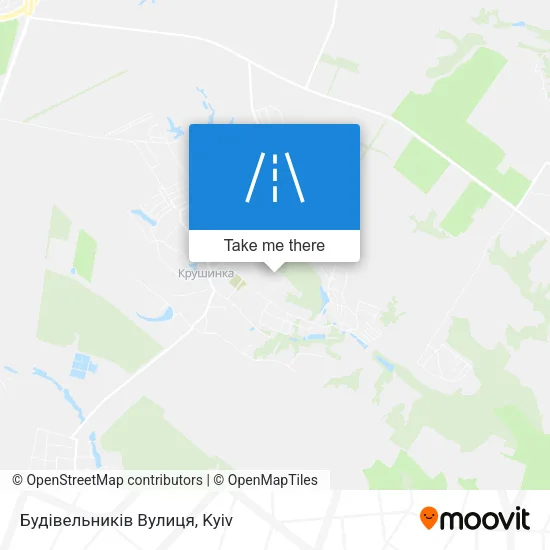 Карта Будівельників Вулиця