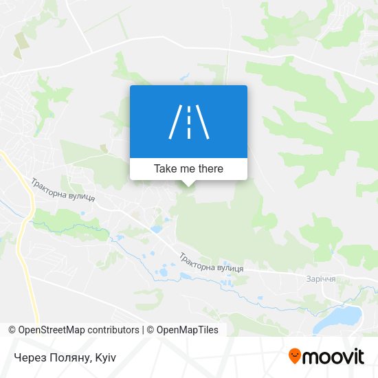 Через Поляну map