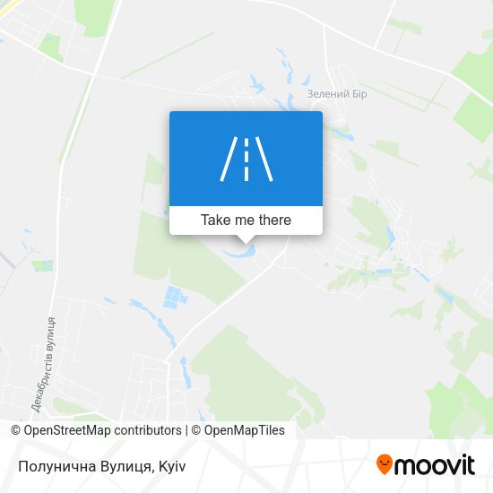 Полунична Вулиця map