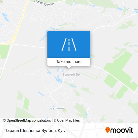 Тараса Шевченка Вулиця map