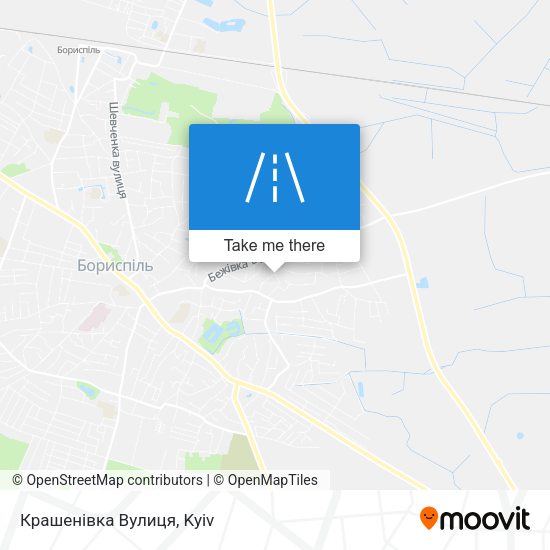 Крашенівка Вулиця map