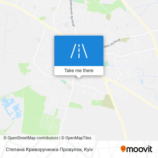 Степана Криворученка Провулок map