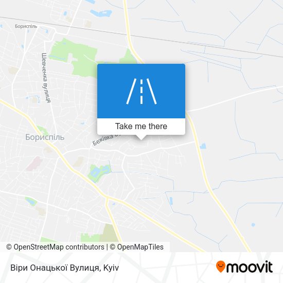 Віри Онацької Вулиця map