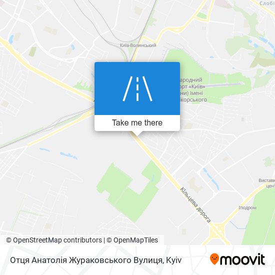 Карта Отця Анатолія Жураковського Вулиця