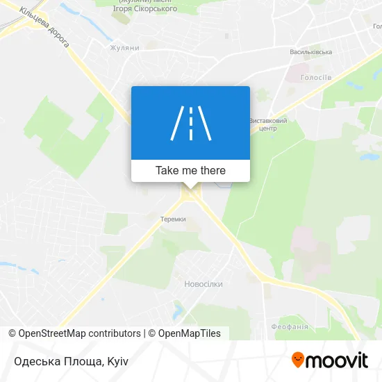 Карта Одеська Площа
