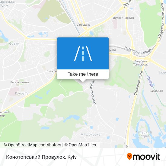 Конотопський Провулок map