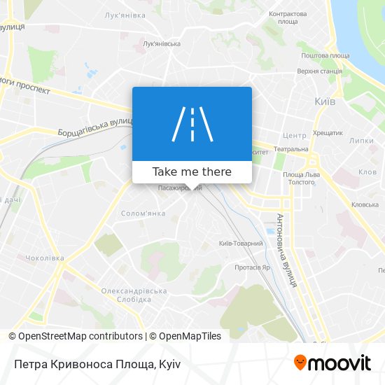 Карта Петра Кривоноса Площа