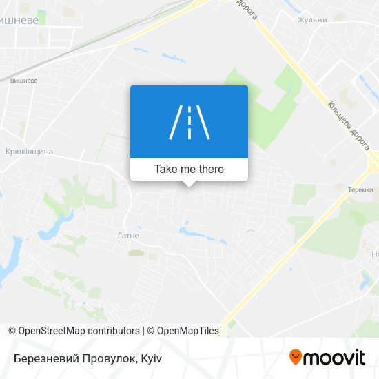 Березневий Провулок map
